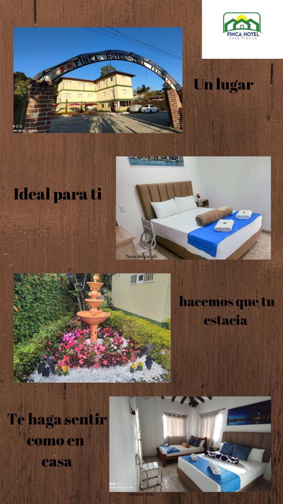 Finca Hotel Zona Franca Rionegro Buitenkant foto